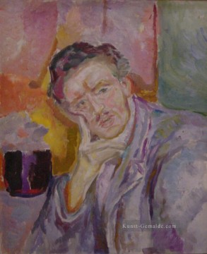  porträt - Selbstporträt mit der Hand unter die Wange Edvard Munch